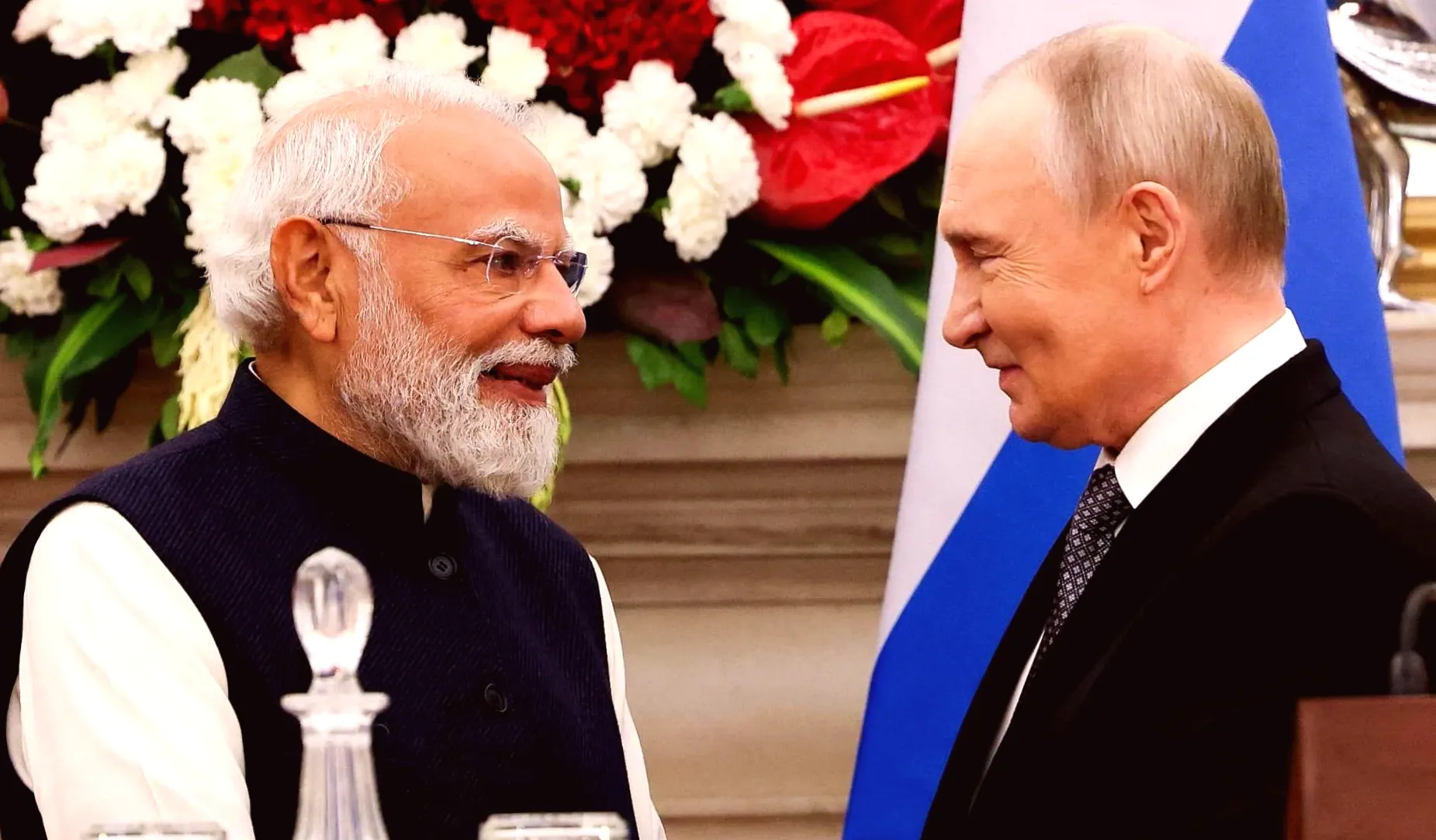 What were the results of the meeting in Delhi for Putin and Modi?
