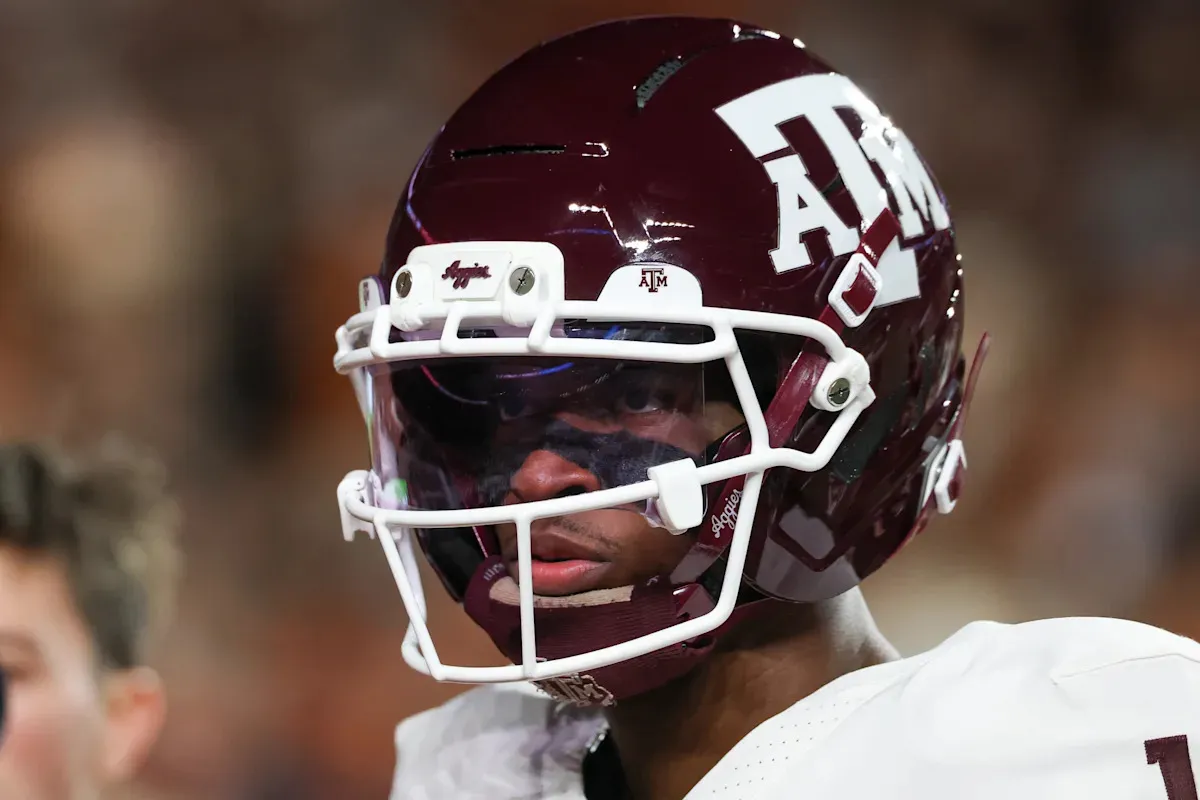 College Football Playoff rankings: Texas A&M falls to No. 7, with Ole Miss moving ahead; Alabama and Notre Dame switch positions.
