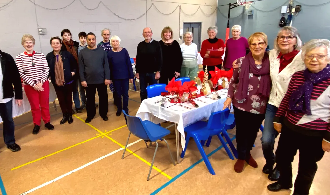 Christmas meal aimed at providing people with a wonderful experience.