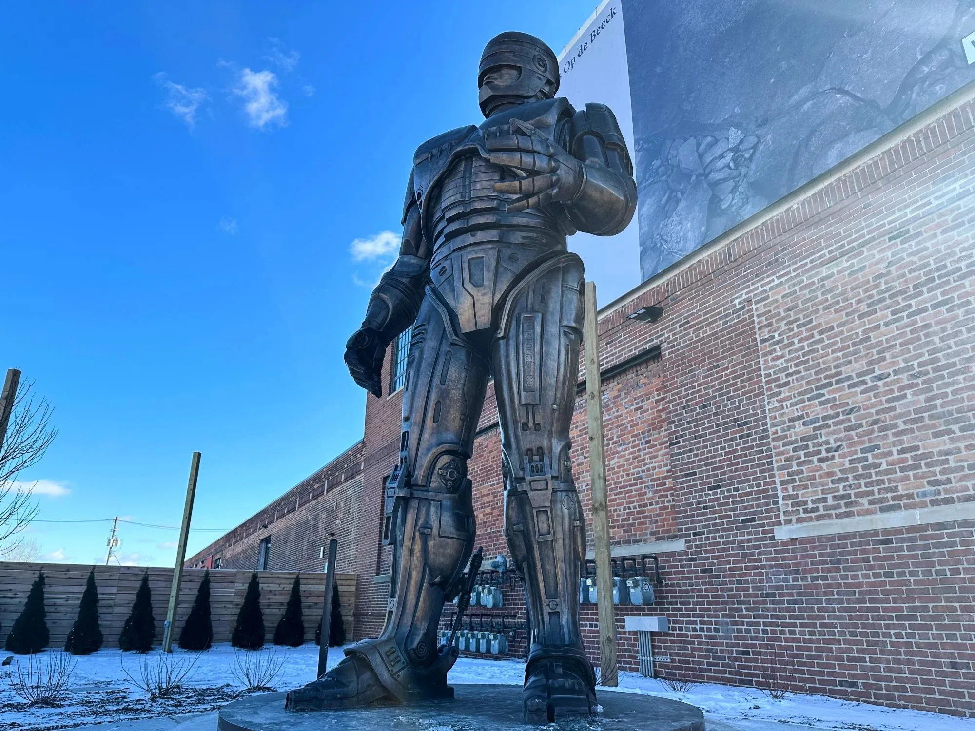 RoboCop statue unveiled in Detroit: 'impressive piece of bronze artwork'