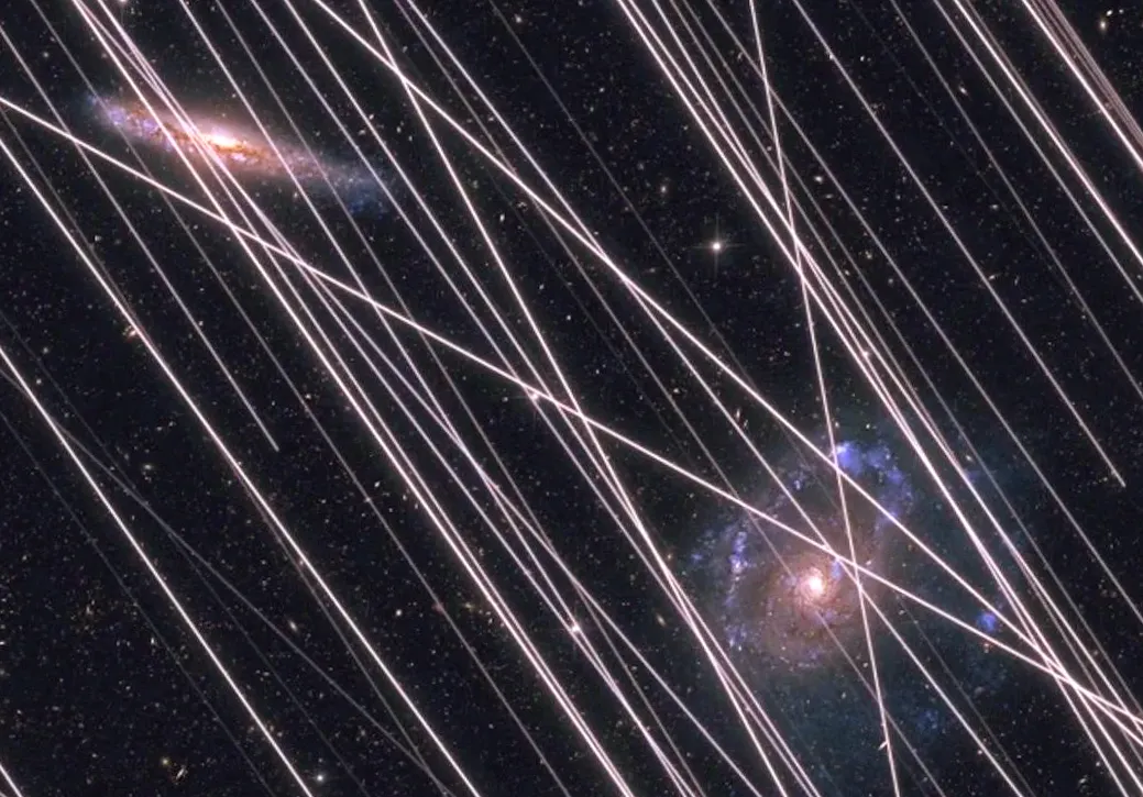 Increasing Amount of Satellites Will Cause Streaks on Photos taken by Orbiting Telescopes