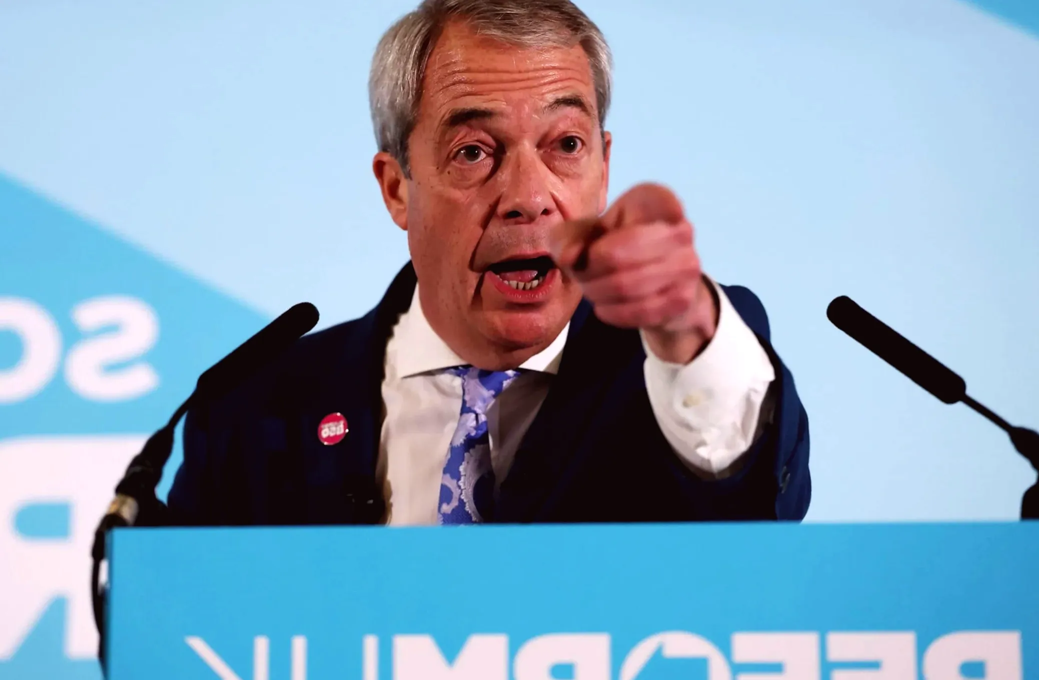 Farage to initiate legal action regarding postponed elections