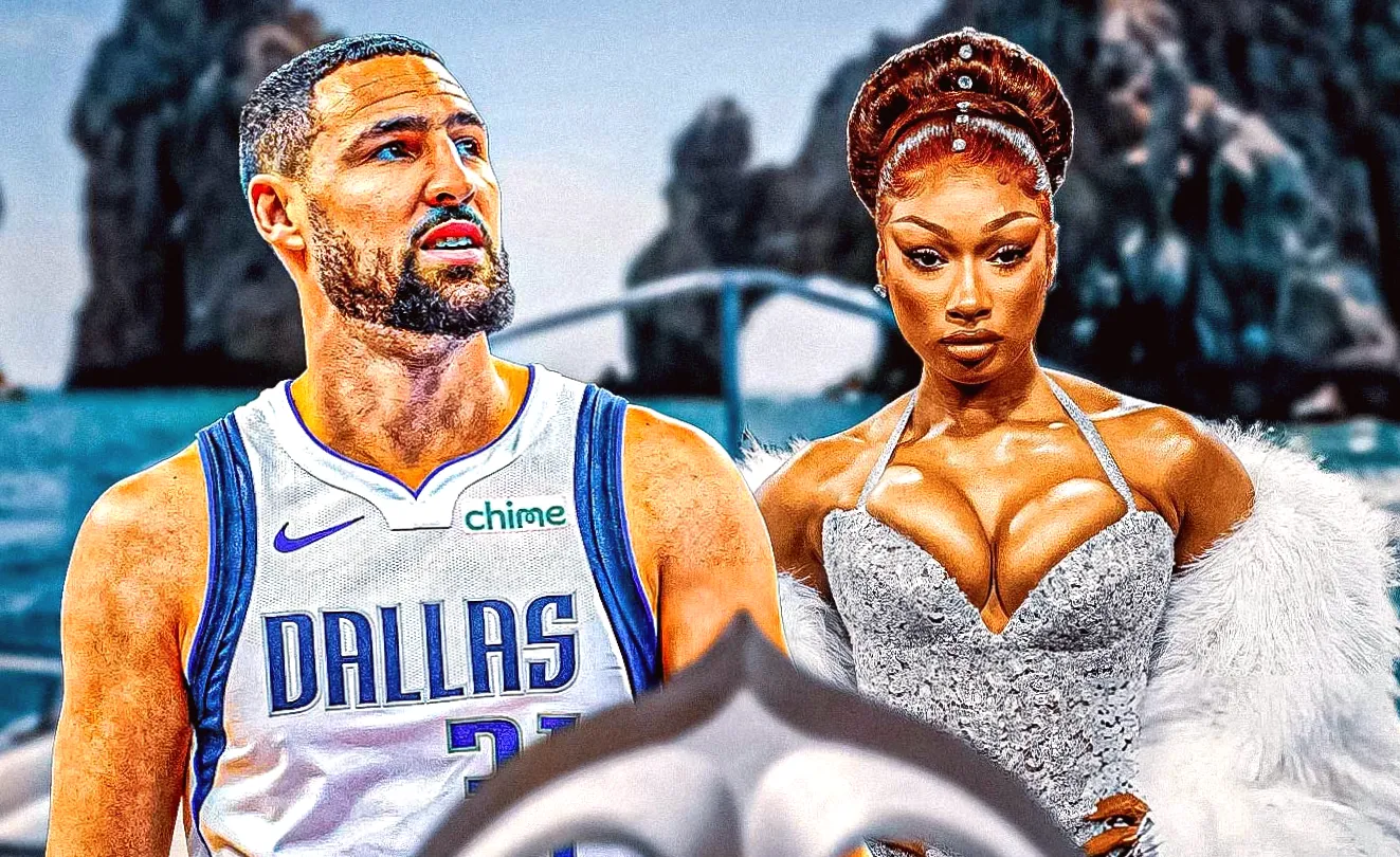 Klay Thompson creates buzz with Megan Thee Stallion before Warriors game