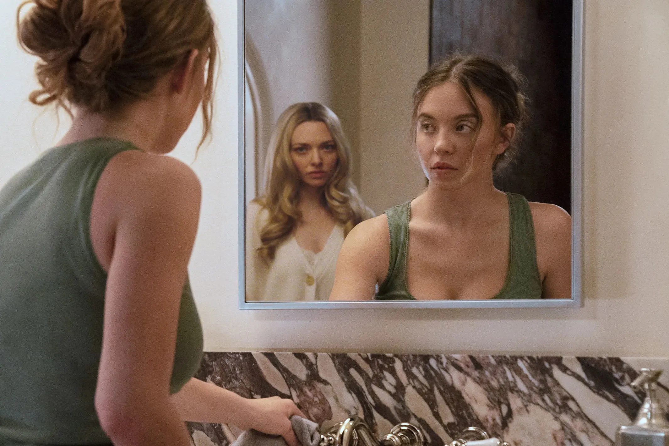 Sydney Sweeney and Amanda Seyfried star in 'The Housemaid' movie premiering this month: What the stars have revealed about the psychological thriller.