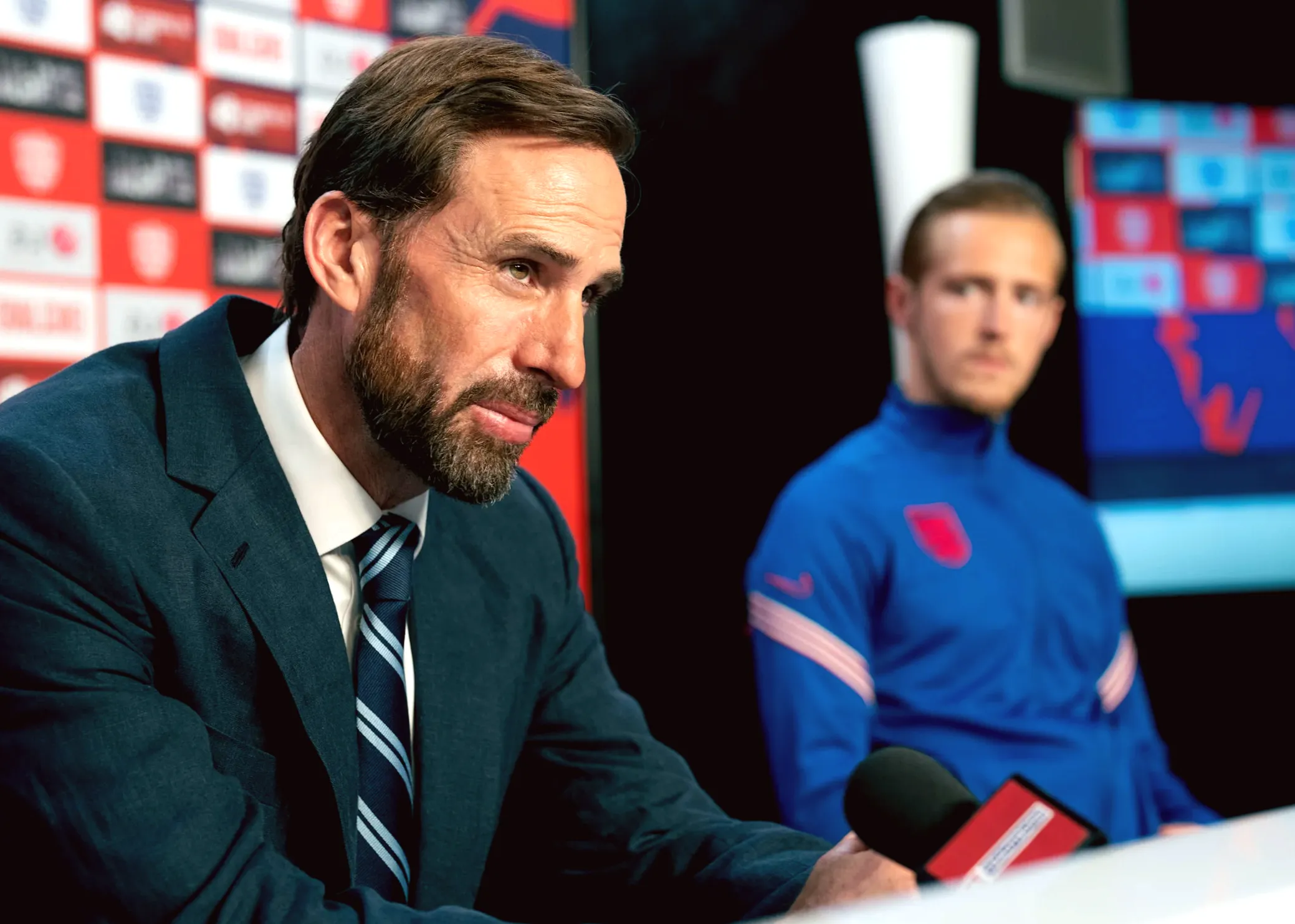 First Glimpse: Joseph Fiennes Portrays Soccer Manager Gareth Southgate in BBC’s ‘Dear England’