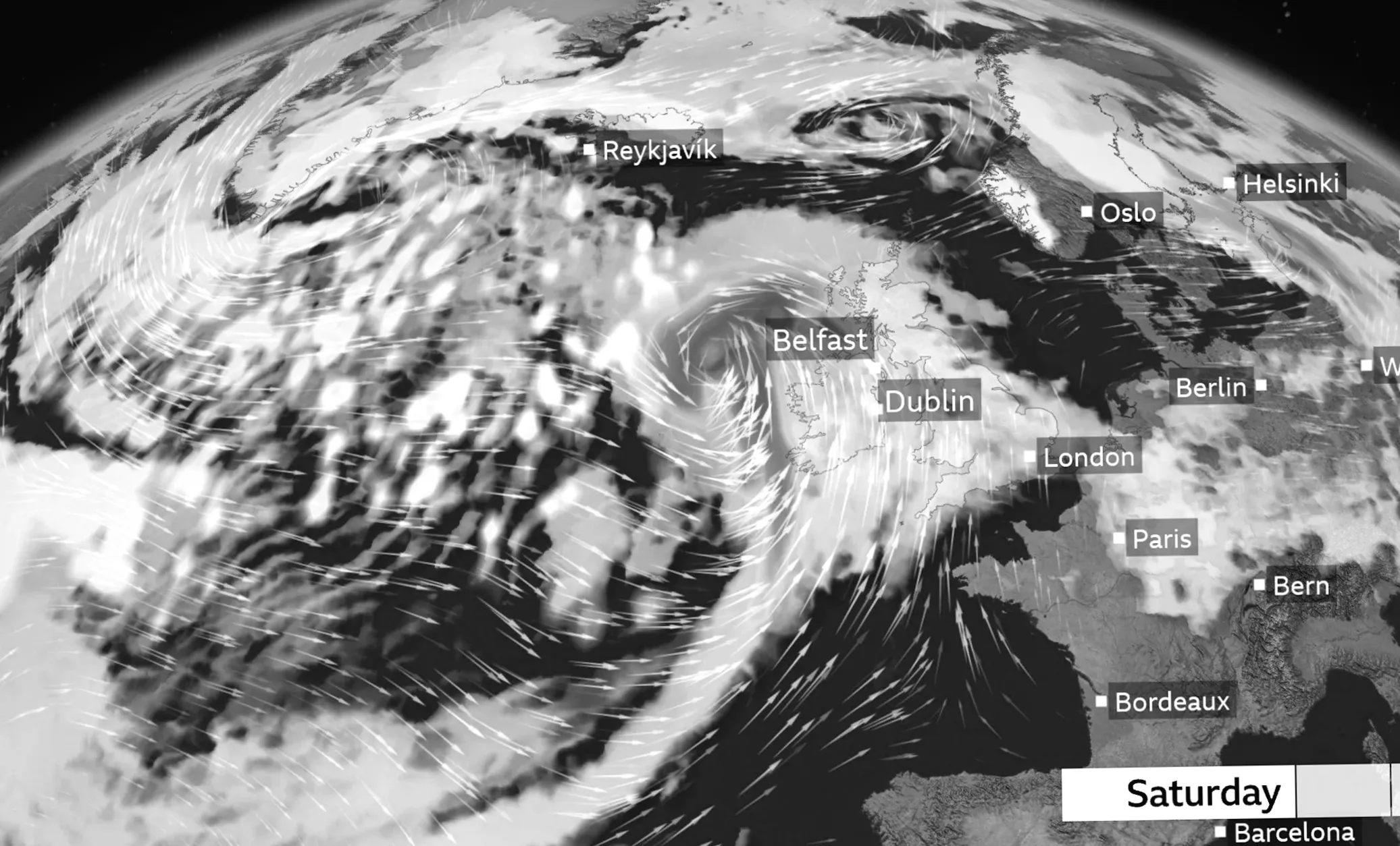 Strong winds of 80mph expected over Easter weekend