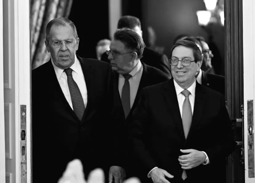 Russia urges US not to blockade Cuba during visit of Cuban foreign minister