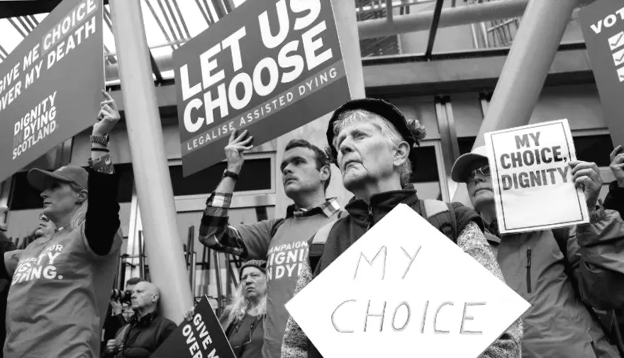 How might assisted dying be implemented in Scotland?