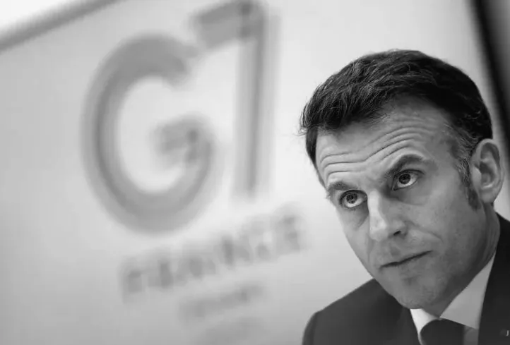Macron says France takes defensive stance in Middle East after soldiers attacked.