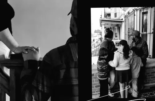 Immigrant Mothers Discussing ICE with Their Children