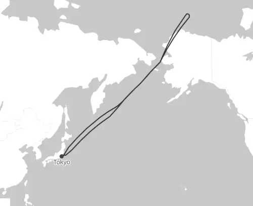Passengers on flight forced to endure half-day journey to nowhere as plane makes u-turn over Arctic after 7 hours