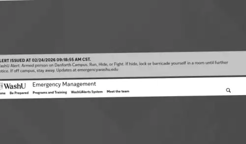 Washington University alerts campus to armed individual