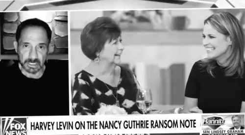 Harvey Levin: Ransom Note Reveals Key Detail about Kidnappers, Nancy Guthrie Safe but Fearful