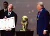 Donald Trump receives FIFA Peace Prize instead of Nobel Prize.