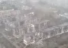 Exclusive aerial footage reveals Ukrainian town surrounded by Russian forces