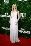 Elle Fanning Looks Stunning in a White Marilyn Monroe Dress