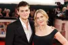 Kate Winslet and her 21-year-old son Joe happily attend the London premiere of their new film "Goodbye June"