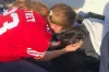 Rescue by lifeguards of dog caught in rip current off San Diego coast