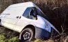 Van abandoned in ditch believed to be left by suspected cable thieves